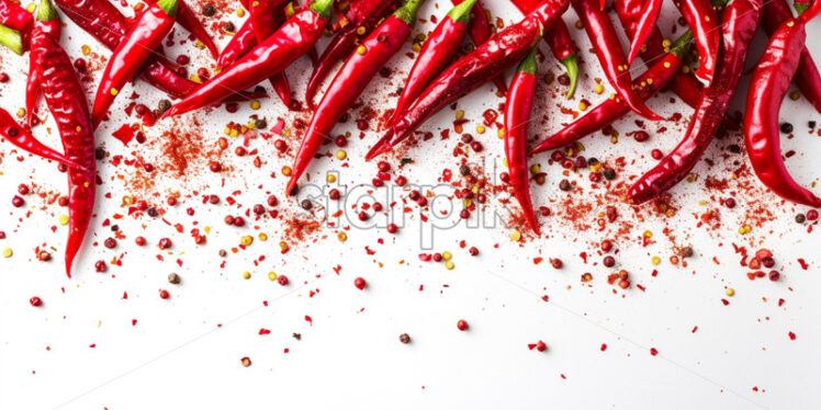 Vibrant spice theme with chili pepper - Starpik Stock