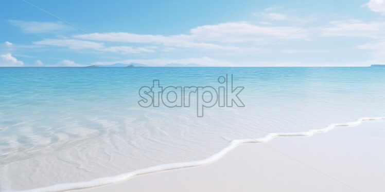 White sand and sea water - Starpik Stock