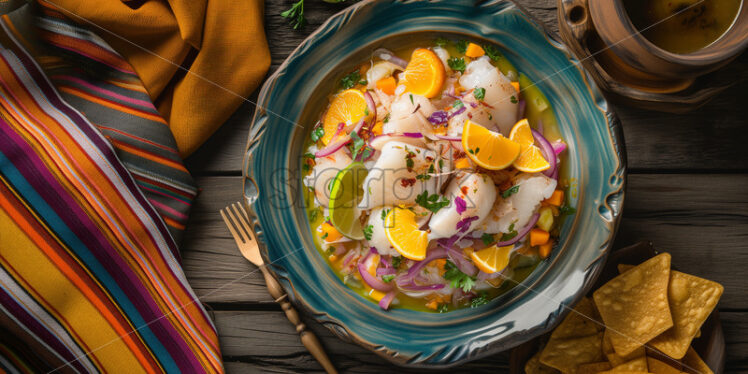 Zesty Peruvian ceviche - Starpik Stock