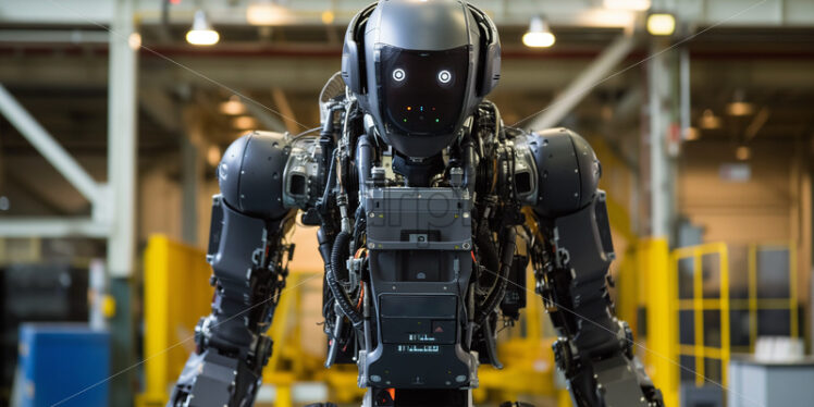 humanoid robot prototype. - Starpik Stock