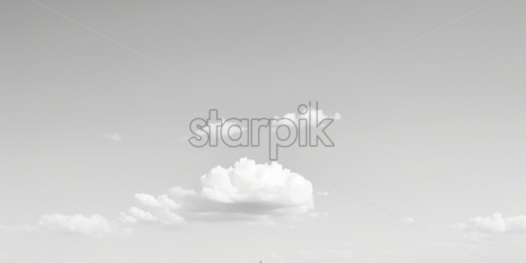 A white cloud on a white background - Starpik Stock