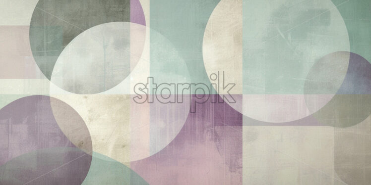 An abstract background with green geometric shapes - Starpik Stock