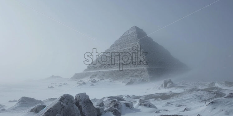 An old pyramid at the North Pole - Starpik Stock