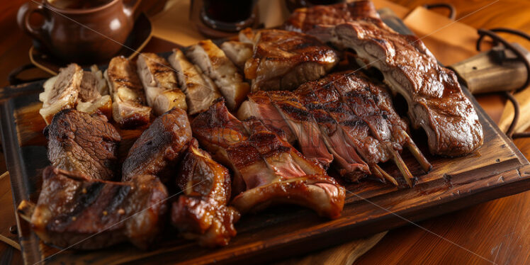 Argentinian Grilled Meat - Starpik Stock