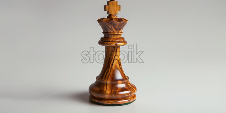 Chess figure, queen on a white background - Starpik Stock