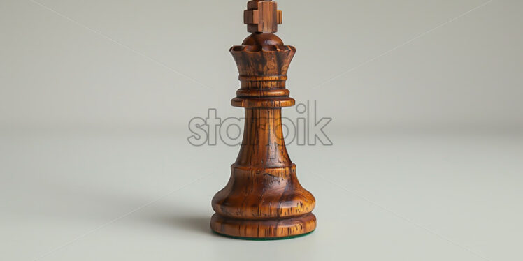 Chess figure, queen on a white background - Starpik Stock