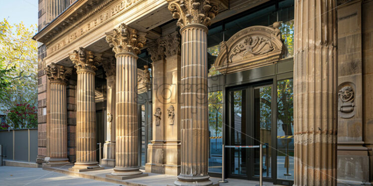 Columns of an architectural building - Starpik Stock