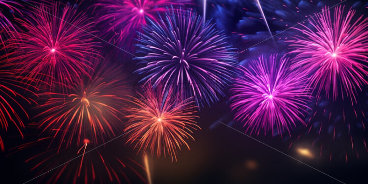 Fireworks background victory theme - Starpik Stock