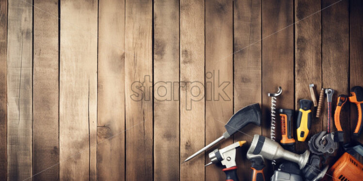 Gardening tools background - Starpik Stock