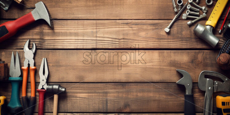 Gardening tools background natural - Starpik Stock