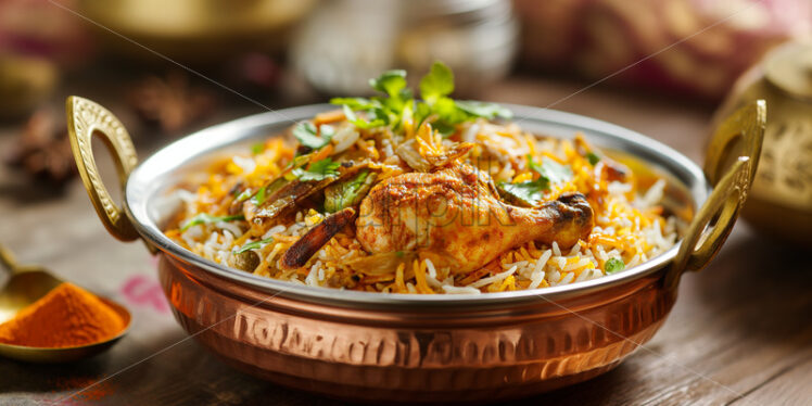 Indian Rice Chicken Dish - Starpik Stock