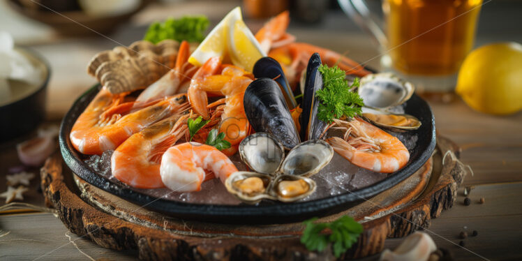 Irish Seafood Platter - Starpik Stock