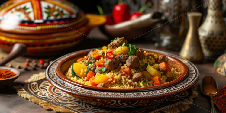 Moroccan Steamed Meat and Vegetables - Starpik Stock