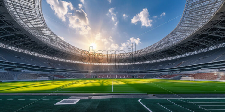 Olimpic soccer stadium, panoramic view - Starpik Stock