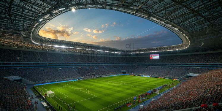 Olimpic soccer stadium, panoramic view - Starpik Stock