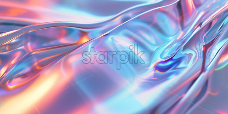 Rippling holographic layers with a smooth transition - Starpik Stock