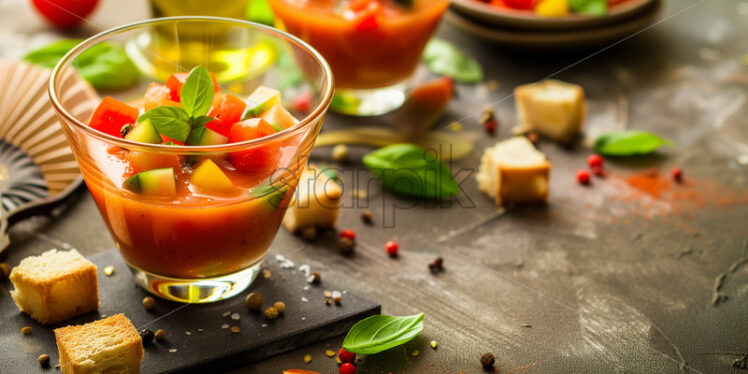 Spanish Tomato Soup - Starpik Stock