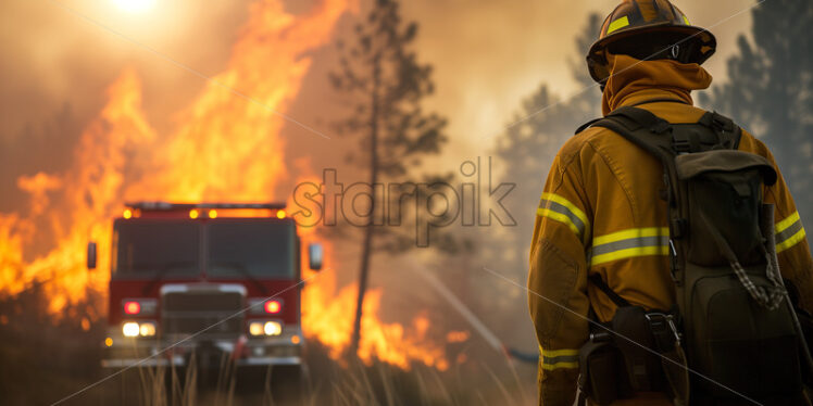 Wildfire Guardian - Starpik Stock