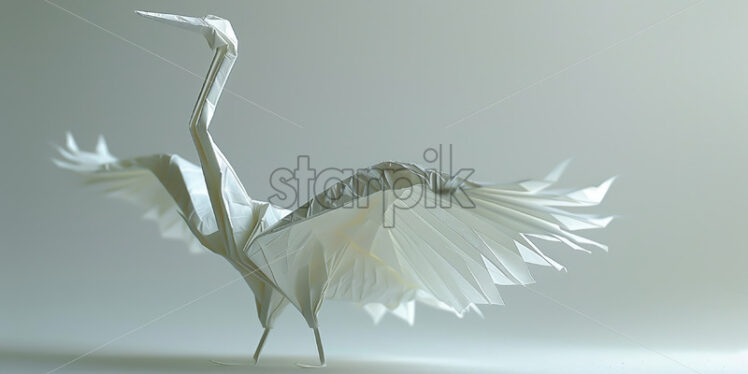 A perch made of paper - Starpik Stock