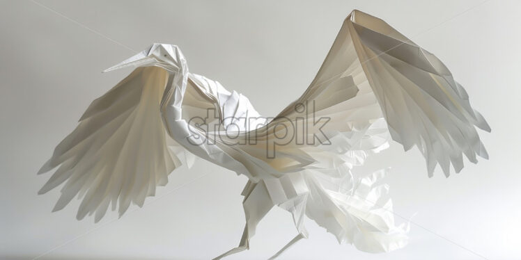 A perch made of paper - Starpik Stock