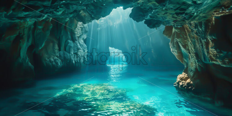 A wonderful underwater landscape - Starpik Stock