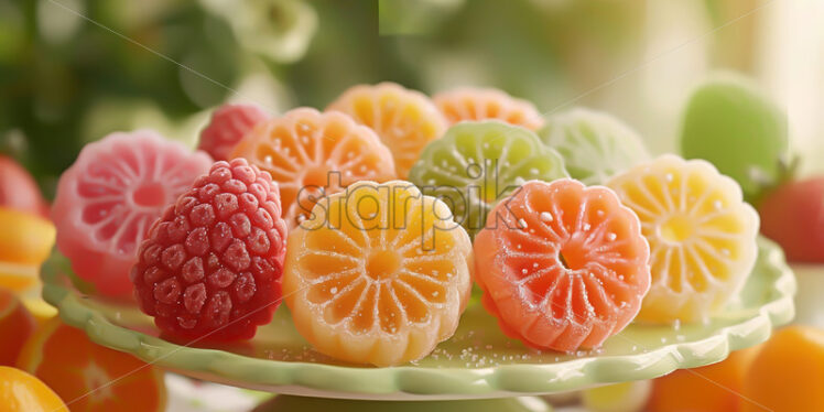 Candy in the form of fruit - Starpik Stock