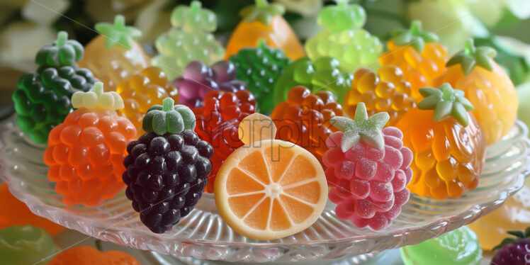 Candy in the form of fruit - Starpik Stock