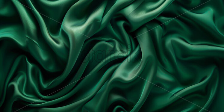 Lovely green silk fabric, background - Starpik Stock