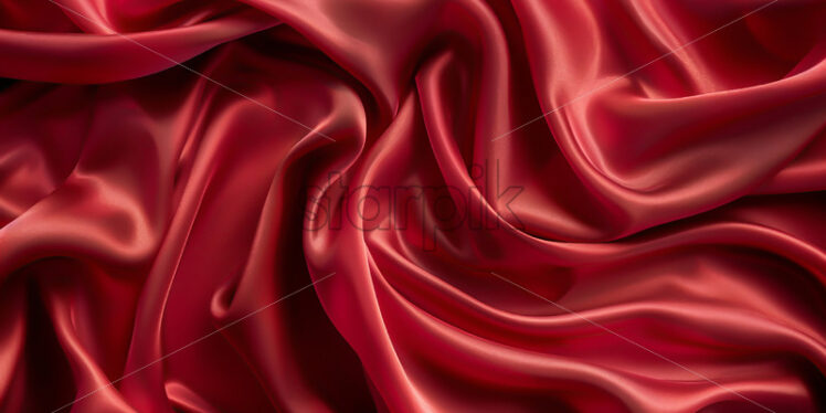 Lovely red silk fabric, background - Starpik Stock