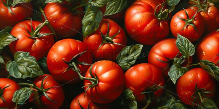 Tomatoes on white background, studio shot - Starpik Stock