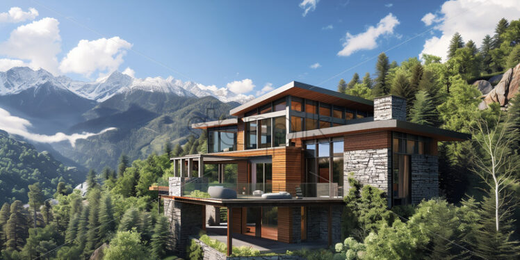 Alpine Edge Retreat - Starpik Stock