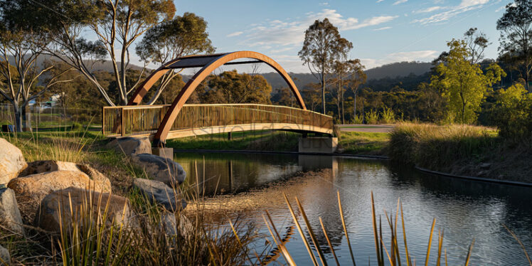 Arcadian Arches Footbridge - Starpik Stock