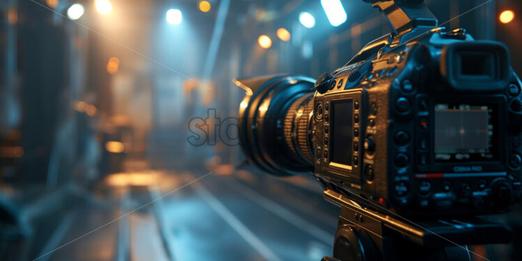 Backstage camera behind the scene of a movie stage - Starpik