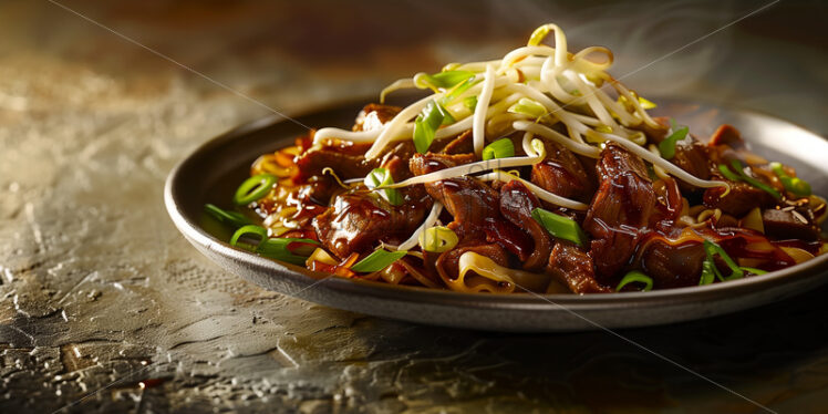 Beef Veggie Noodles - Starpik Stock