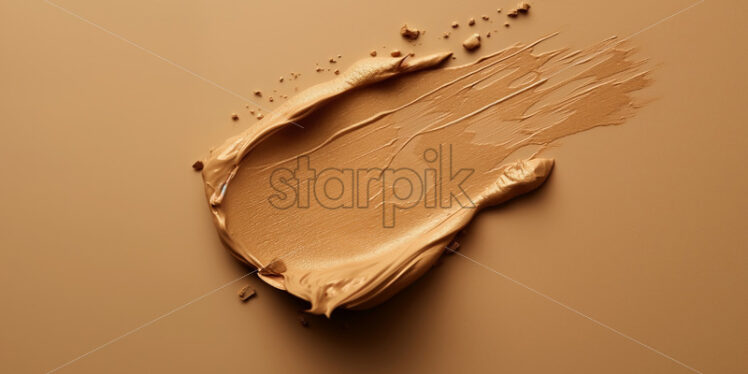 Beige cosmetics taupe color background - Starpik