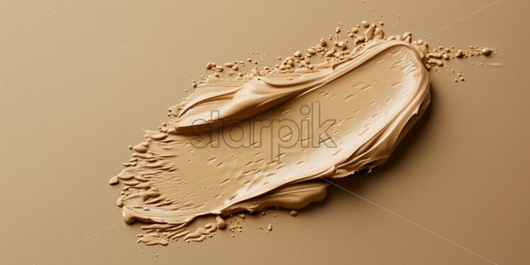 Beige cosmetics taupe color background - Starpik