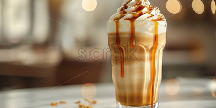 Caramel latte drink delicious - Starpik