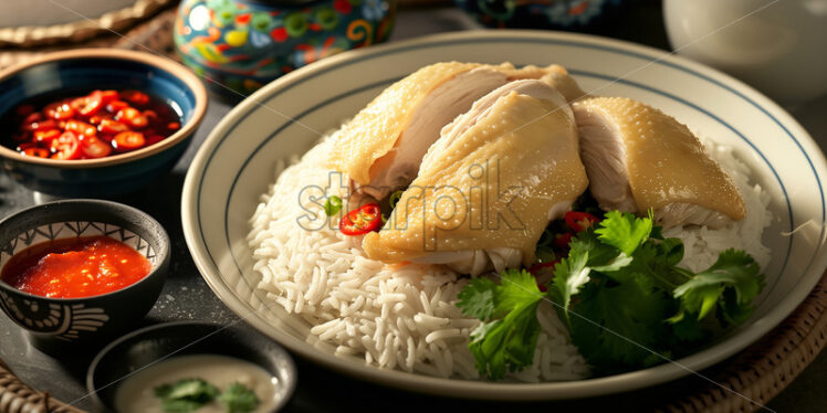 Chicken Rice - Starpik Stock