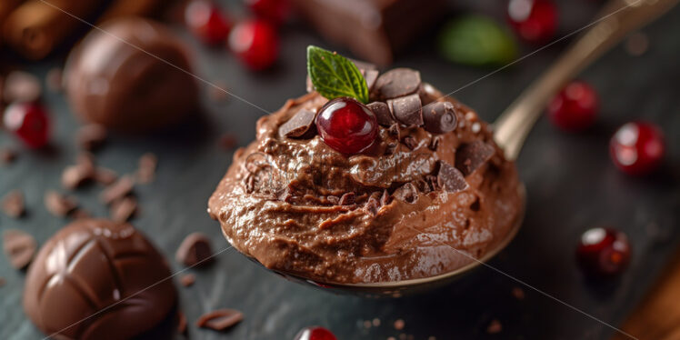 Chocolate mousse delicious gourmet - Starpik