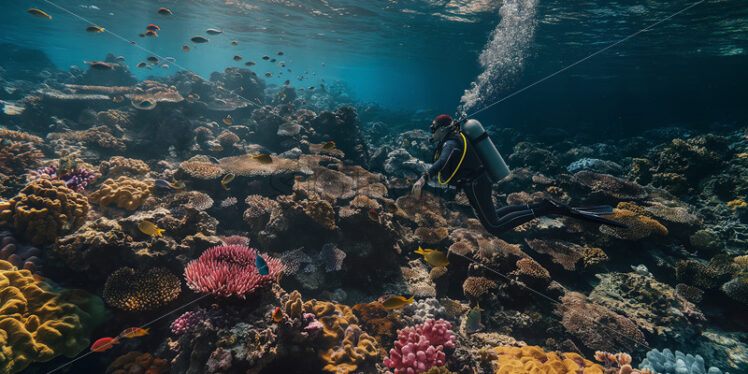 Coral Reef Exploration - Starpik Stock