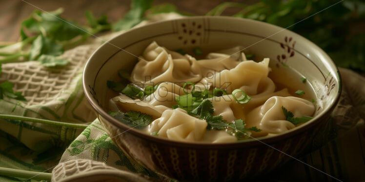 Cozy Wonton Soup - Starpik Stock