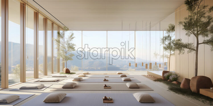 Elevated Yoga Retreat - Starpik Stock