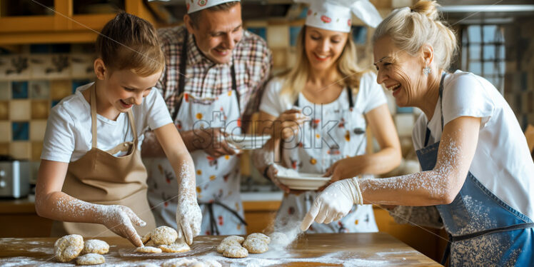 Family Baking Bliss - Starpik Stock