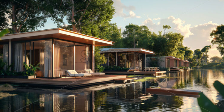 Floating Ecolodge Resort - Starpik Stock