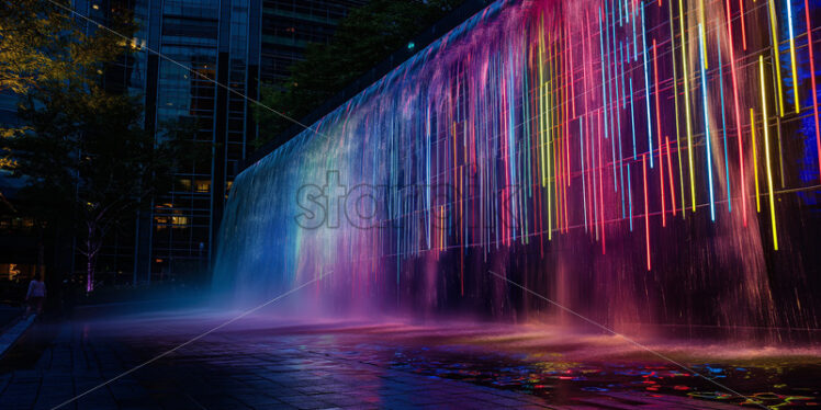 FlowVibe Urban Waterfall - Starpik Stock