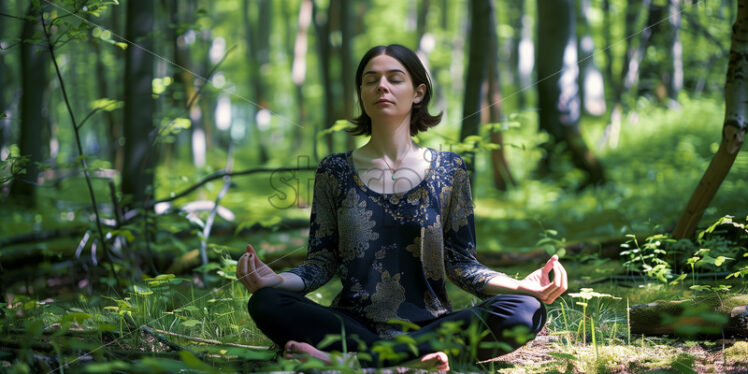 Forest Meditation Serenity - Starpik Stock