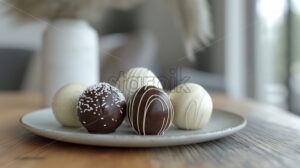 Homemade truffle chocolates delicious gourmet healthy dessert - Starpik