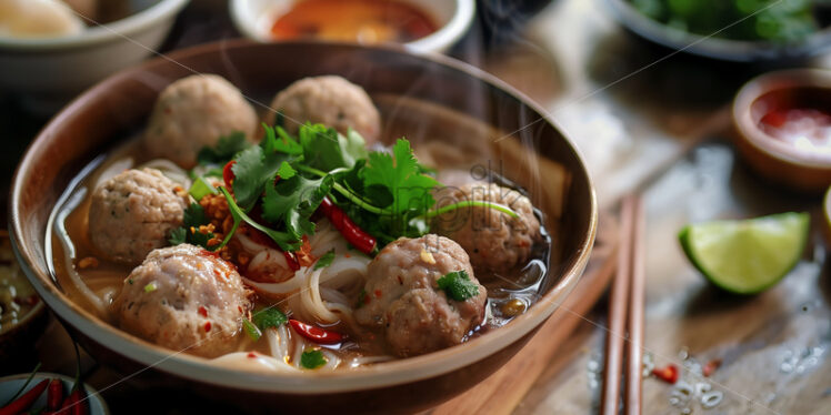 Indonesian Meatball Soup - Starpik Stock