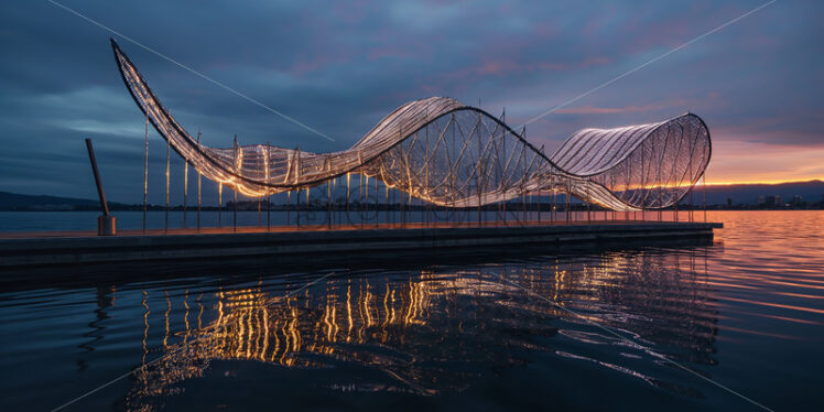 Interactive Waterfront Installation - Starpik Stock