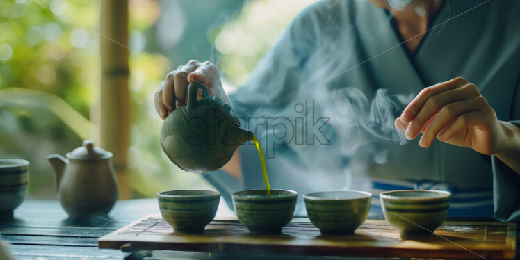 Japanese Tea Ceremony Enthusiast - Starpik Stock